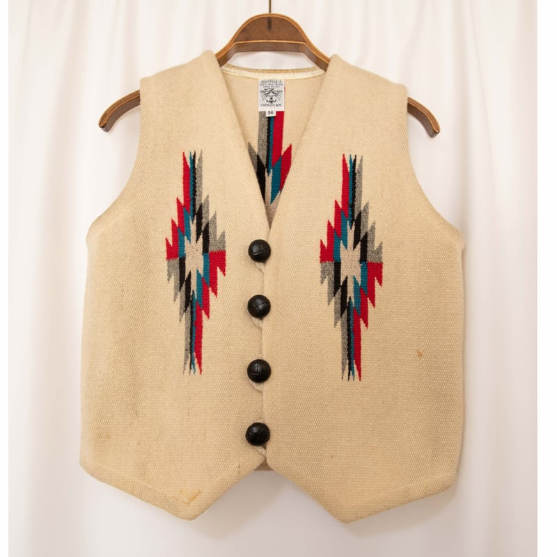 ヴィンテージ】Chimayo Vest チマヨベスト 80s Vintage オルテガ柄