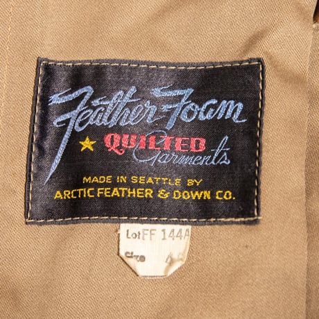 50's "ARCTIC FEATHER & DOWN Co" Mackinaw Coat