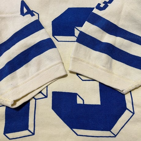 60's〜 Numbering short-sleeved sweatshirt