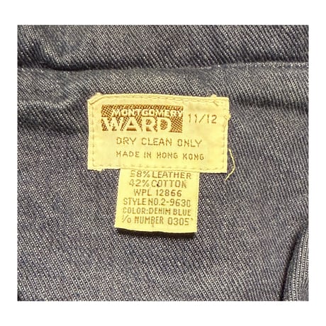 70's "MONTGOMERY WARD" Denim Jacket