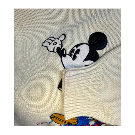 90's "Mickey Mouse" Cotton Knit