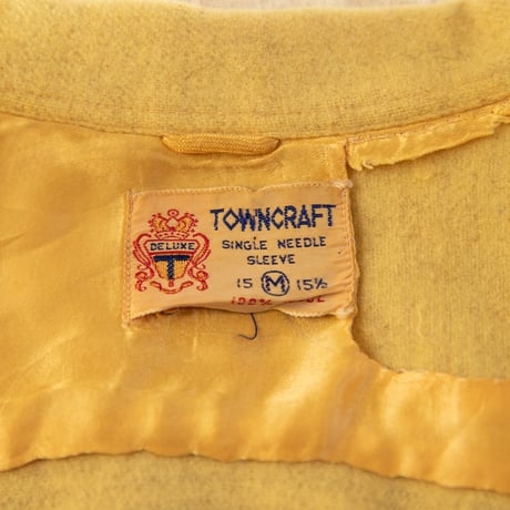 40~50's "TOWN CRAFT" Wool Long Sleeve Shrit