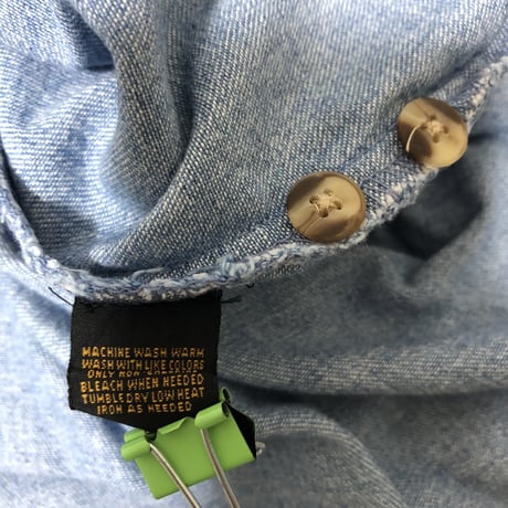 80's ”Eddie Bauer” Front Opening Long Denim One Piece