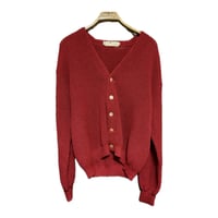 60~70's "Parker Of Vienna" Alpaca Wool Cardigan