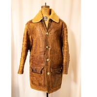 40~50's Boa Leather Car Coat