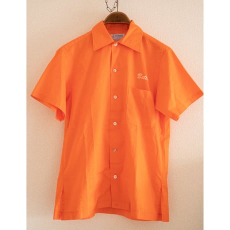 70~80's "Hilton" Bowling Short Sleeve Shirt
