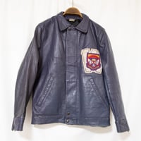 70's~"All Leather" Canada Stadium Jumper