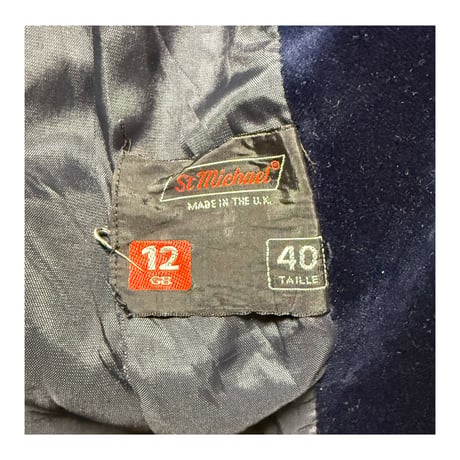 70~80's "St Michael" Velours Jacket