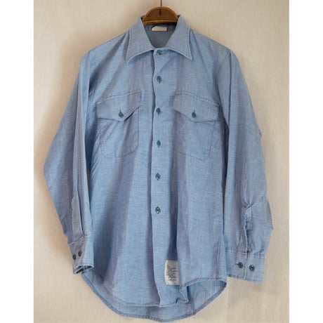 80s USAF "COAST GUARD" Chambray Shirt