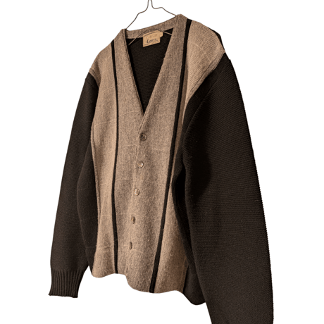 1960s–70s Orlon by Campus Acrylic Knit Cardigan