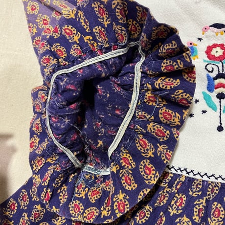 70's "INDIAN IMPORTS" Cotton Blouse