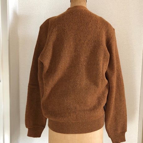 50~60's "NU KNIT" Shetland Wool Cardigan