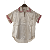 40's Hopkins Rayon Satin Baseball Shirt