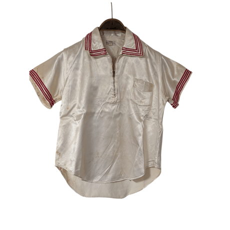 40's Hopkins Rayon Satin Baseball Shirt
