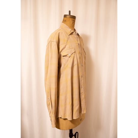 50~60's "Unknown" Rayon Shirt