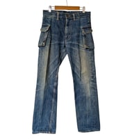 60s EDWIN Western Finest Blue Jeans Denim Cargo Pants