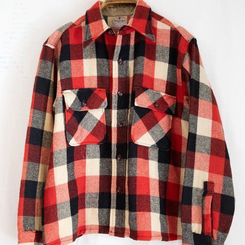 PILGRIM 50s ヴィンテージ ウールシャツ 50s 