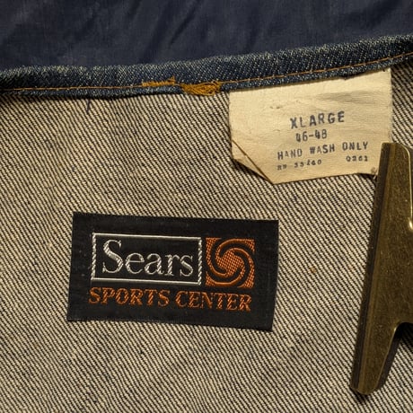 70s Sears Sports Center Denim Vest