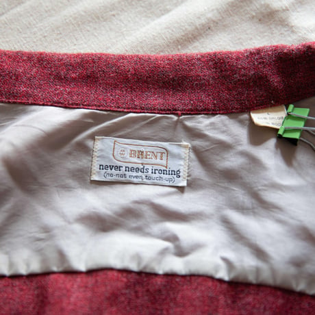 60~70's "BRENT" Wool Long Sleeve Shirt