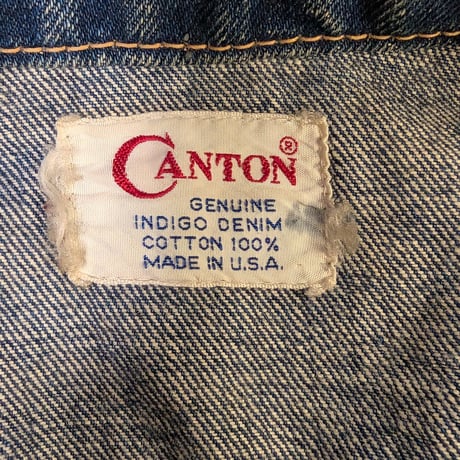 60s CANTON Denim Jacket