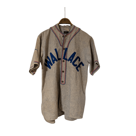 40s Buck Harvel Wool Baseball Shirt