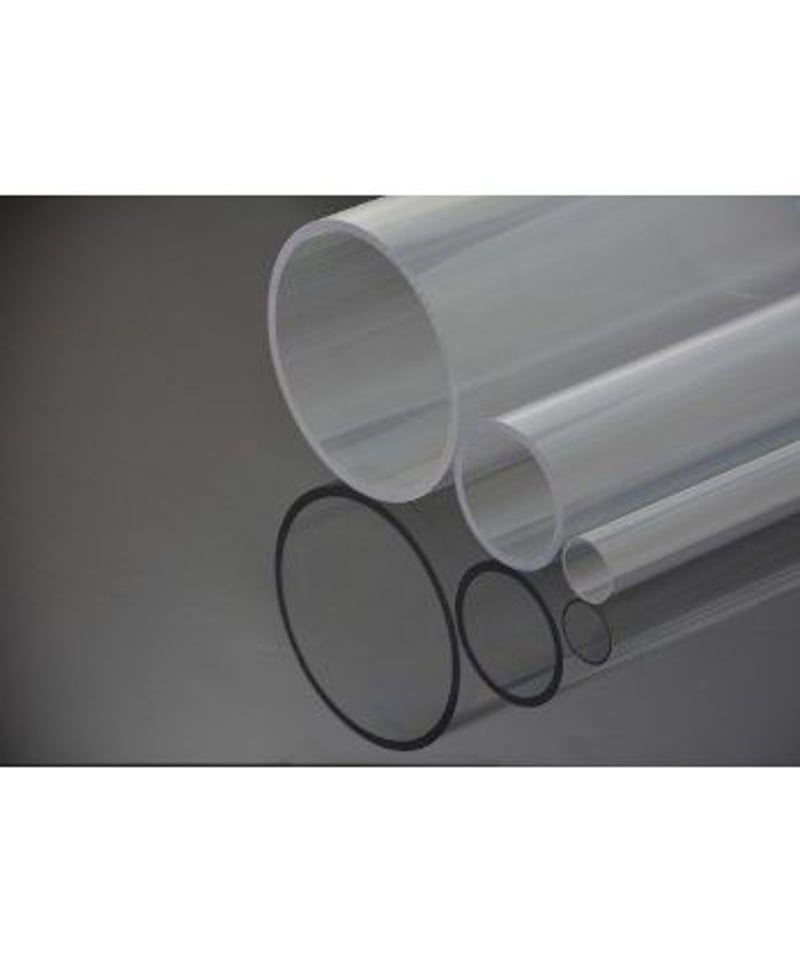 ポリカーボネイト透明パイプ(外径114mm×内径105mm×2M:薄肉 ポリカーボネイト透明パイプ(外径114mm×内径105mm×2M:薄肉