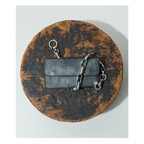 CORN STUDS LEATHER WALLET