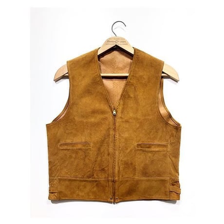 30’s UNKNOWN　NUBUCK LEATHER  VEST