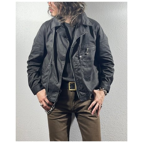 BAA“PEN POCKET RIDERS JACKET” / SUMI BLACK