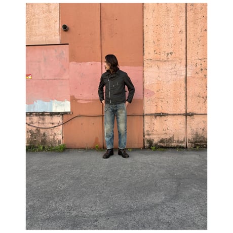 BAA“PEN POCKET RIDERS JACKET” / SUMI BLACK