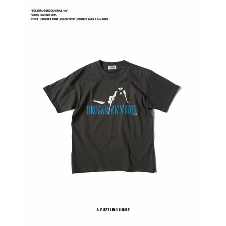 A PUZZLING HOME“SEX＆DRUG＆ROCK'N ROLL”　TEE
