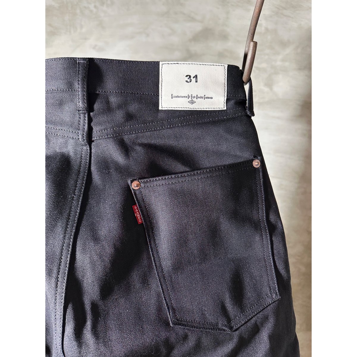 パンツ BAA COSTUME MFG COAL DENIM BLACK BAA“COAL DENIM BLACK ” | TUNNEL SELECT VINTAGE