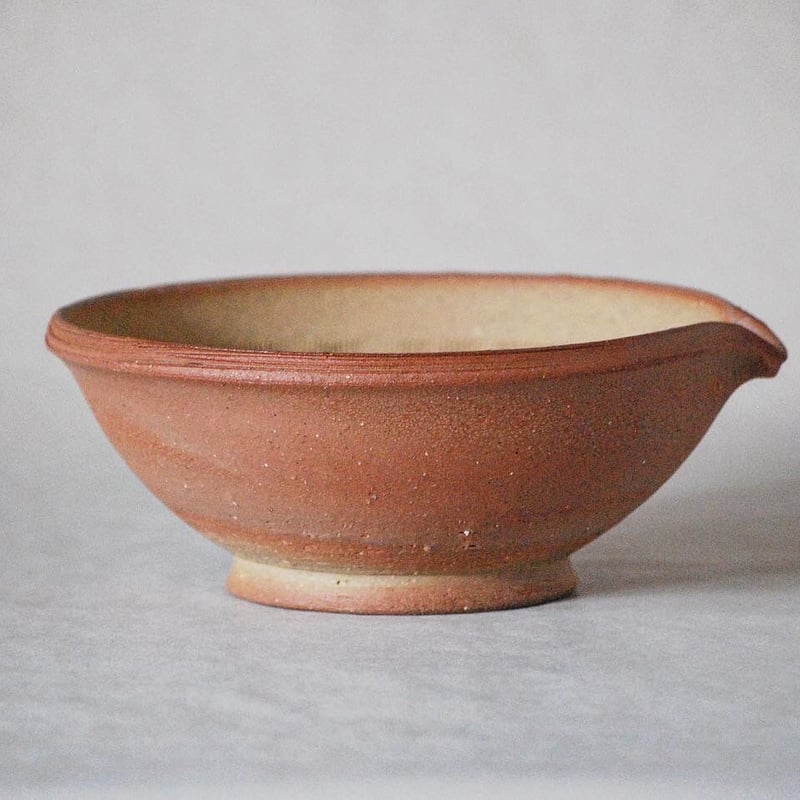 アンティークすり鉢片口 素焼きの片口すり鉢 no.1 | 櫻井窯