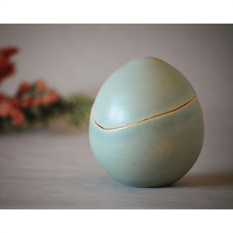 【新品未開封】〈廃盤〉  ハート ボンボニエール ペールグリーンのボンボニエール | 櫻井窯