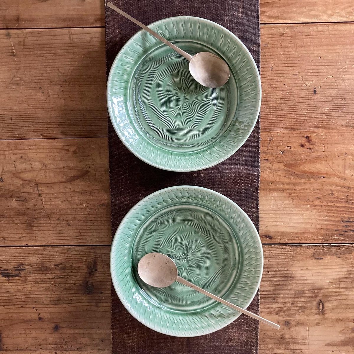 総織部　櫛目皿 ５枚組 総織部 櫛目皿 5枚組