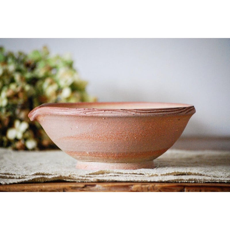 素焼きの片口すり鉢 no.1 | 櫻井窯