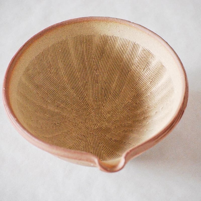 アンティークすり鉢片口 SALIU すり鉢 片口すり鉢 直径12cm （ 日本製 陶器 美濃焼