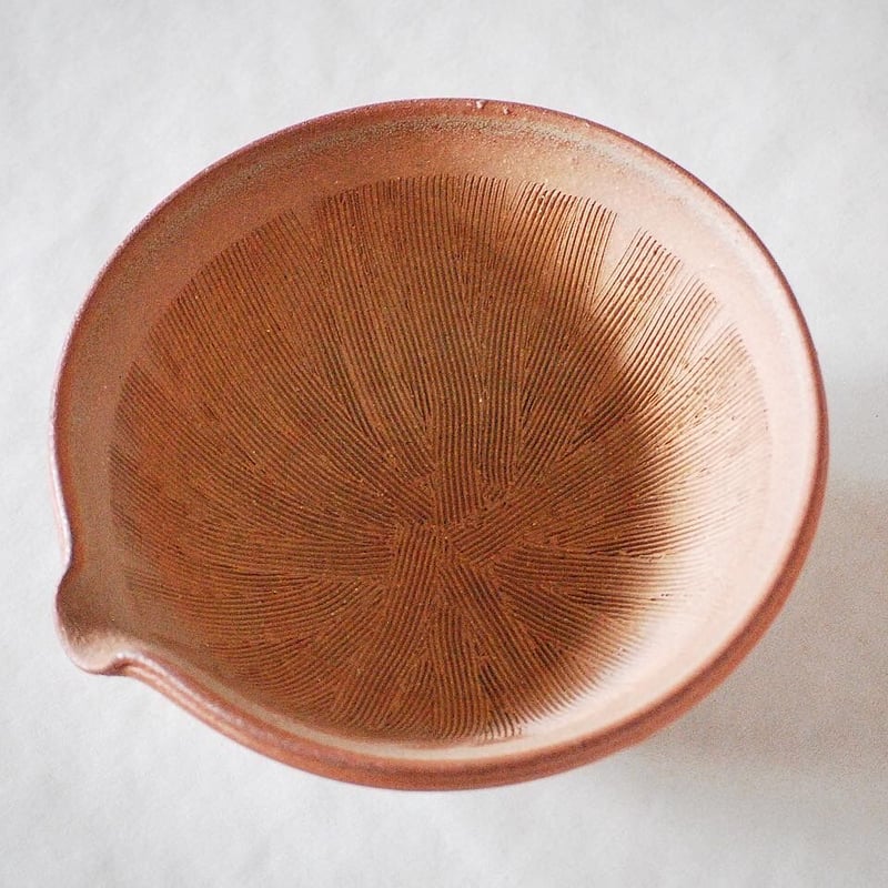 素焼きの片口すり鉢 no.2 | 櫻井窯