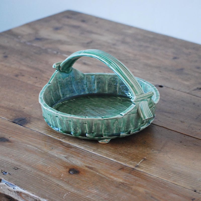 手鉢 櫛目織部 | 櫻井窯