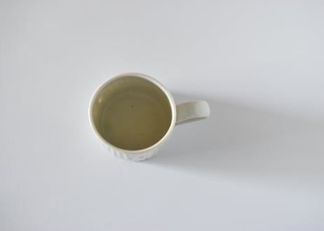 青白磁切立鎬コーヒーカップ／竹下努