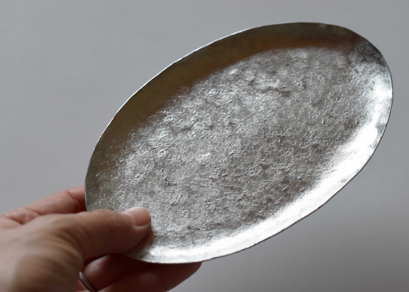 アルミ皿楕円 大／山田憲栄 | うつわと暮らし 凛 ONLINE SHOP