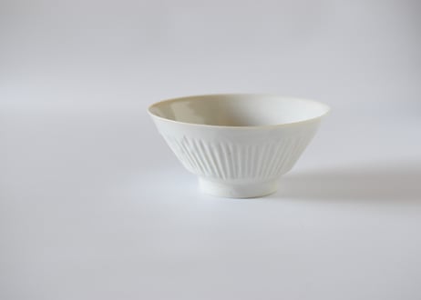 青白磁飯碗／竹下努