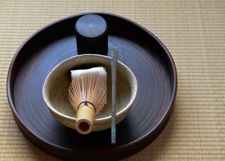 サクラ材　薄茶器　拭漆大／田澤祐介