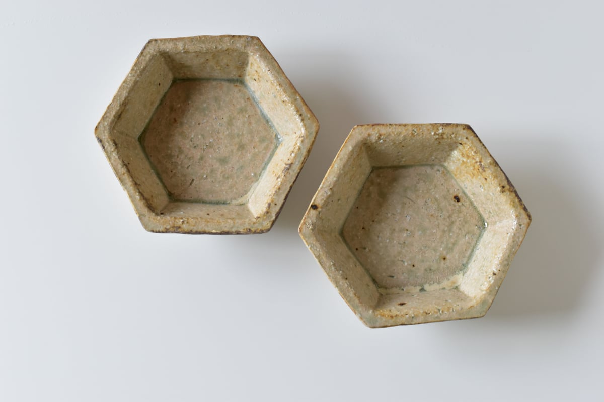 ミモザ釉 六角小鉢／境道一 | うつわと暮らし 凛 ONLINE SHOP