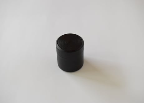 サクラ材　薄茶器　拭漆大／田澤祐介