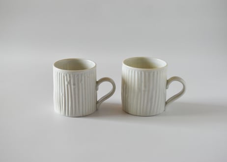 青白磁切立鎬コーヒーカップ／竹下努