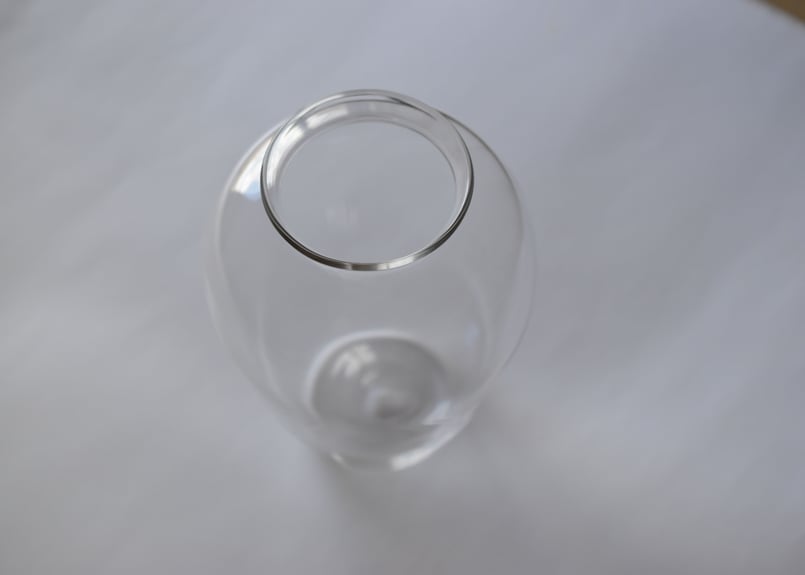 壺花器H20(クリア)/三浦侑子 | うつわと暮らし 凛 ONLINE SHOP 壺花器H20(クリア)/三浦侑子 | うつわと暮らし 凛 ONLINE SHOP
