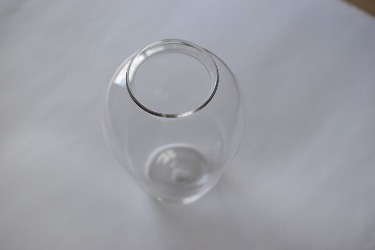 三浦侑子さん　花器　花瓶　フラワーベース 三浦侑子 壺型花器クリア [8]｜Discover Japan 公式オンライン