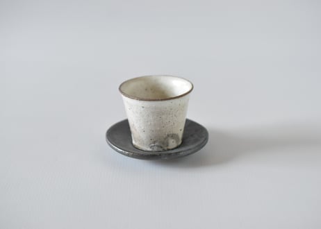 粉引き茶杯／境道一