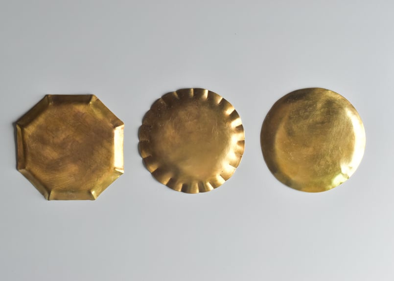 大皿 置物 真鍮製品 真鍮豆皿／山田憲栄 | うつわと暮らし 凛 ONLINE SHOP